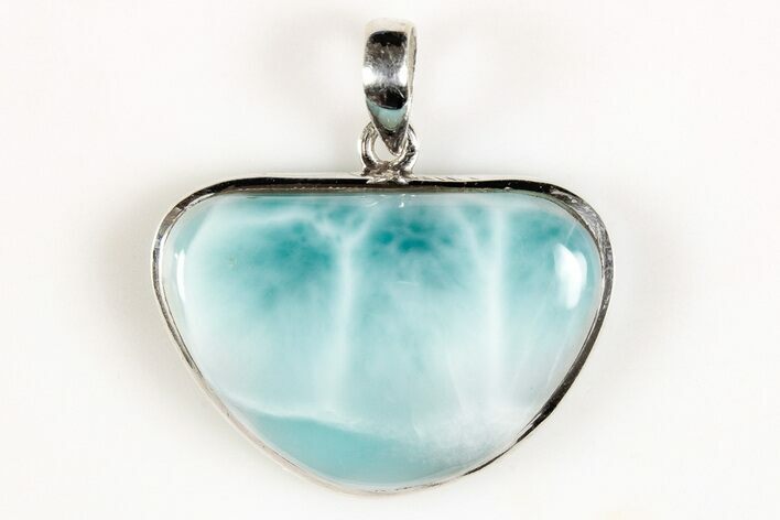 Stunning, Larimar Pendant (Necklace) - Sterling Silver #205833
